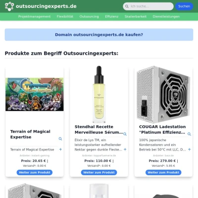 Screenshot outsourcingexperts.de