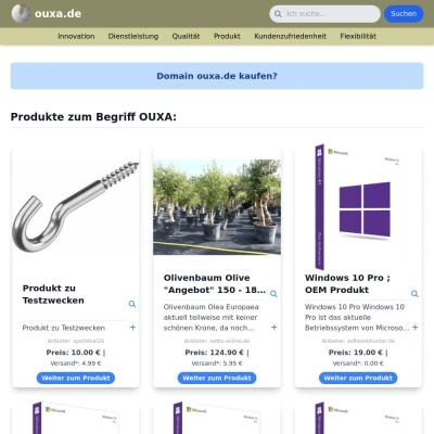 Screenshot ouxa.de