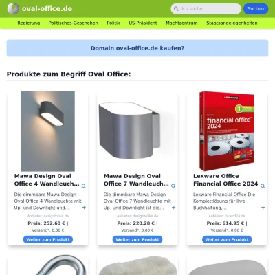 Screenshot oval-office.de