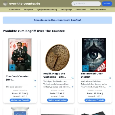 Screenshot over-the-counter.de