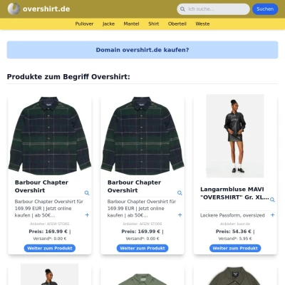 Screenshot overshirt.de