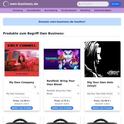 Screenshot own-business.de