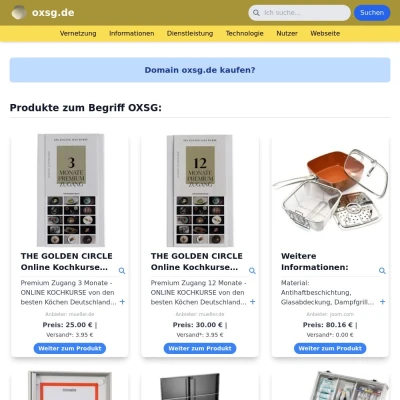 Screenshot oxsg.de