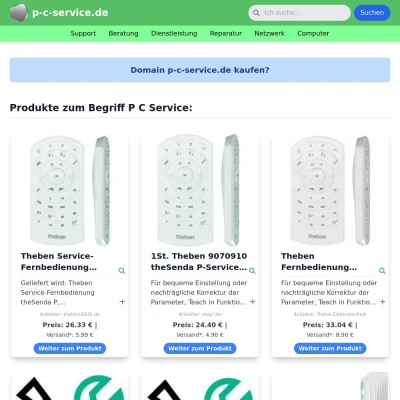 Screenshot p-c-service.de