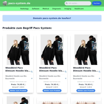 Screenshot pacs-system.de