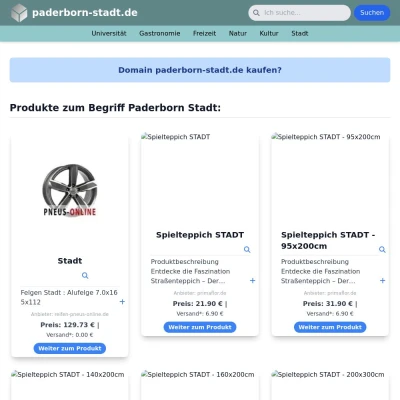 Screenshot paderborn-stadt.de