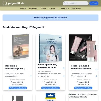 Screenshot pageedit.de