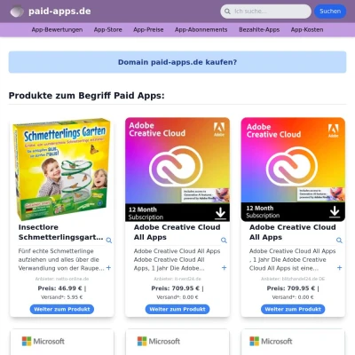 Screenshot paid-apps.de