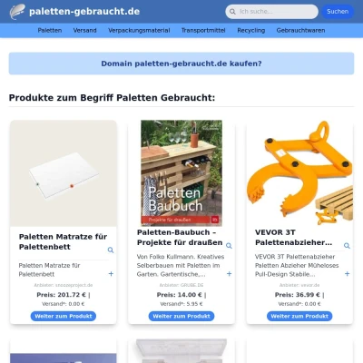 Screenshot paletten-gebraucht.de