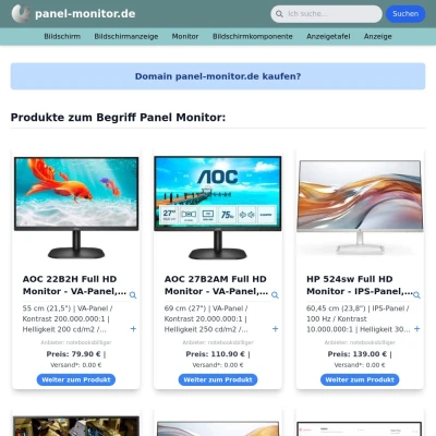 Screenshot panel-monitor.de