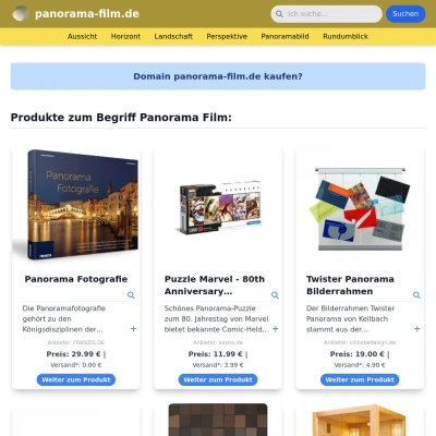 Screenshot panorama-film.de