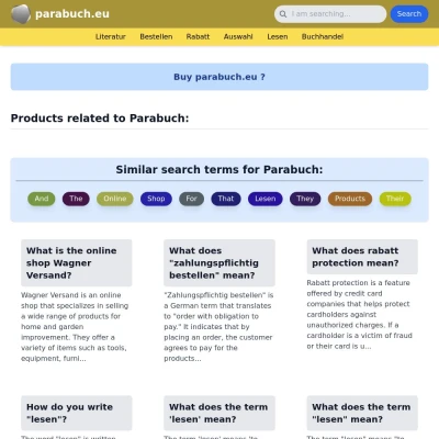 Screenshot parabuch.eu