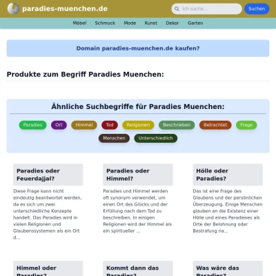 Screenshot paradies-muenchen.de