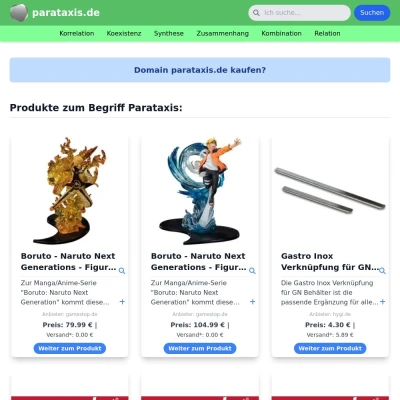 Screenshot parataxis.de
