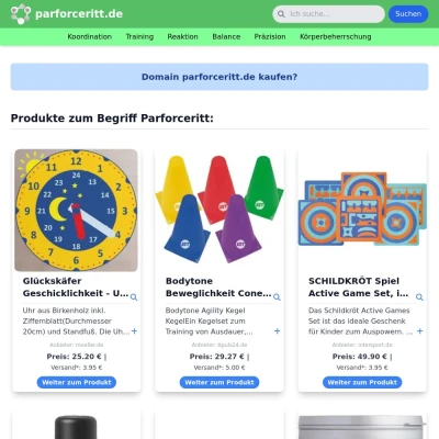 Screenshot parforceritt.de