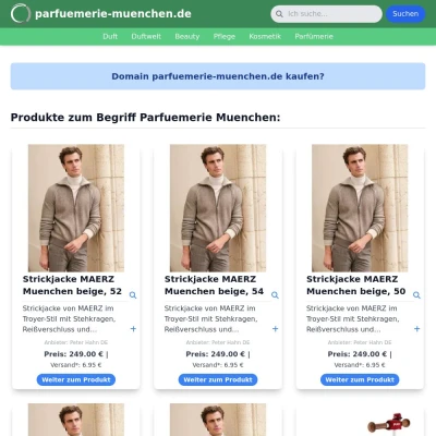 Screenshot parfuemerie-muenchen.de