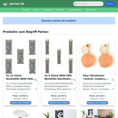 Screenshot parias.de