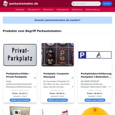 Screenshot parkautomaten.de