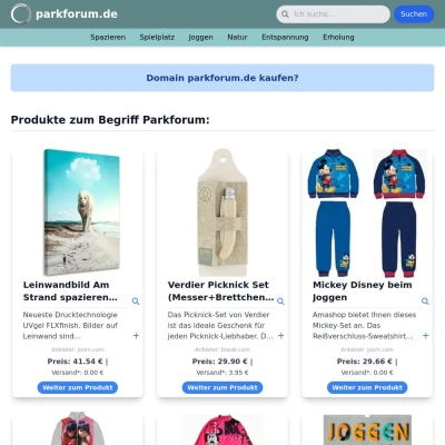 Screenshot parkforum.de