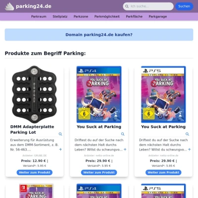 Screenshot parking24.de