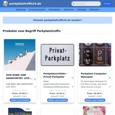 Screenshot parkplatztreffs24.de