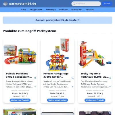 Screenshot parksystem24.de