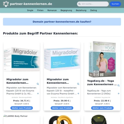 Screenshot partner-kennenlernen.de