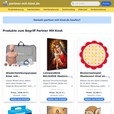 Screenshot partner-mit-kind.de