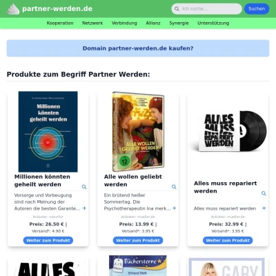 Screenshot partner-werden.de