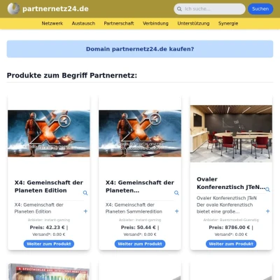 Screenshot partnernetz24.de