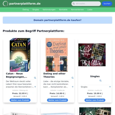 Screenshot partnerplattform.de
