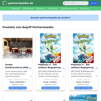 Screenshot partnerstaedte.de