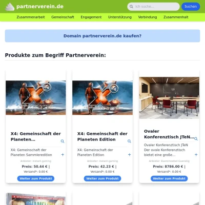 Screenshot partnerverein.de