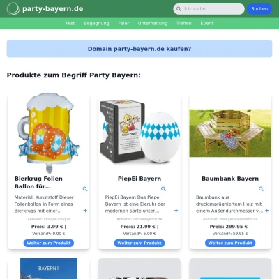 Screenshot party-bayern.de