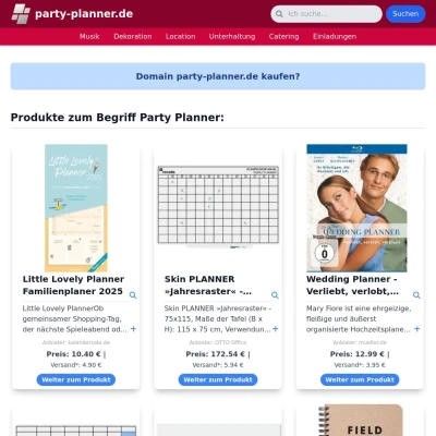 Screenshot party-planner.de