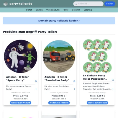 Screenshot party-teller.de