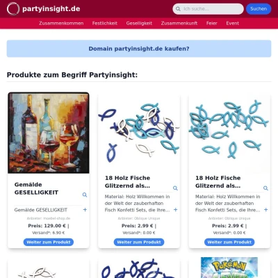 Screenshot partyinsight.de