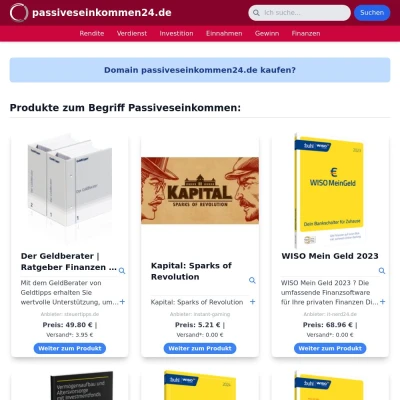 Screenshot passiveseinkommen24.de