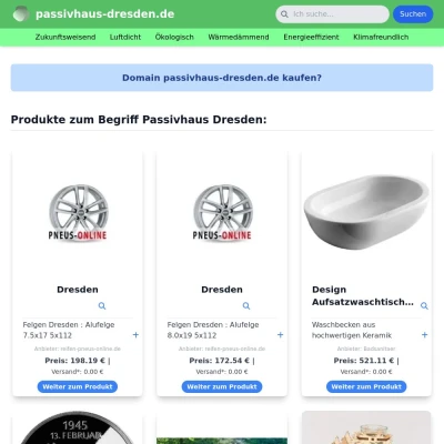 Screenshot passivhaus-dresden.de