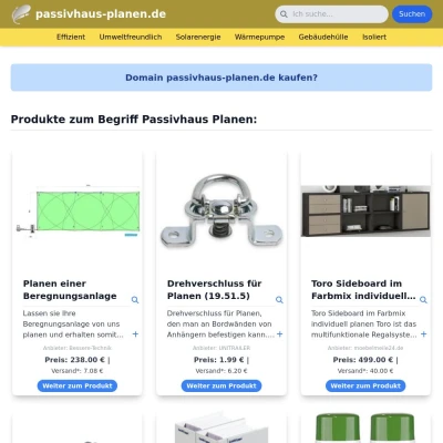 Screenshot passivhaus-planen.de