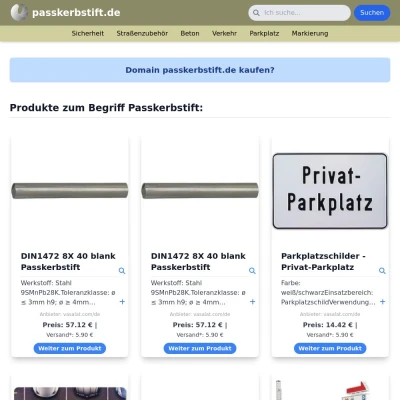 Screenshot passkerbstift.de