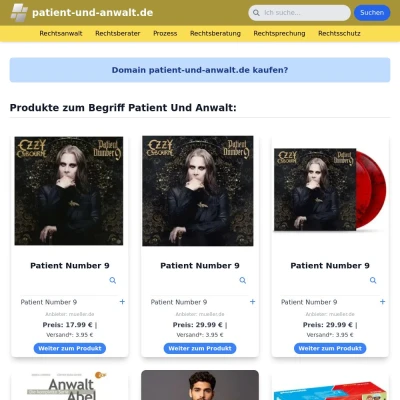 Screenshot patient-und-anwalt.de
