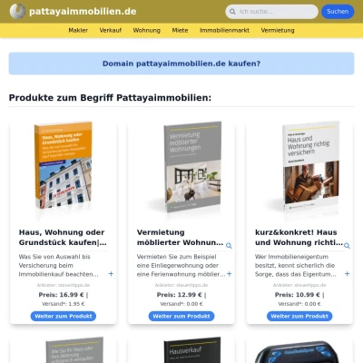 Screenshot pattayaimmobilien.de