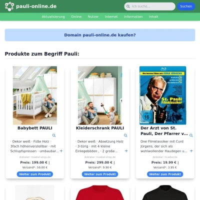Screenshot pauli-online.de