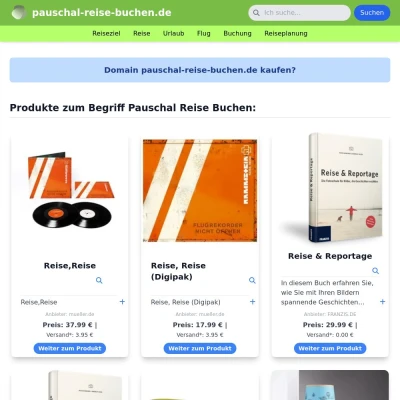 Screenshot pauschal-reise-buchen.de