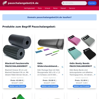 Screenshot pauschalangebot24.de