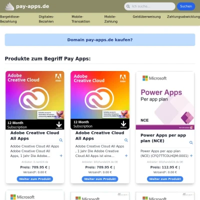 Screenshot pay-apps.de