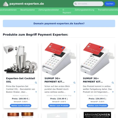 Screenshot payment-experten.de