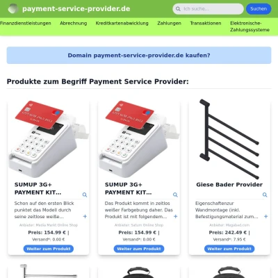 Screenshot payment-service-provider.de