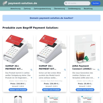 Screenshot payment-solution.de